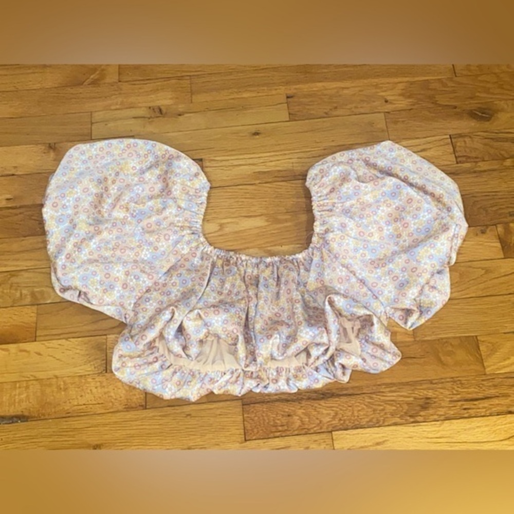 Zara Floral Crop Blouse - Picture 4 of 5